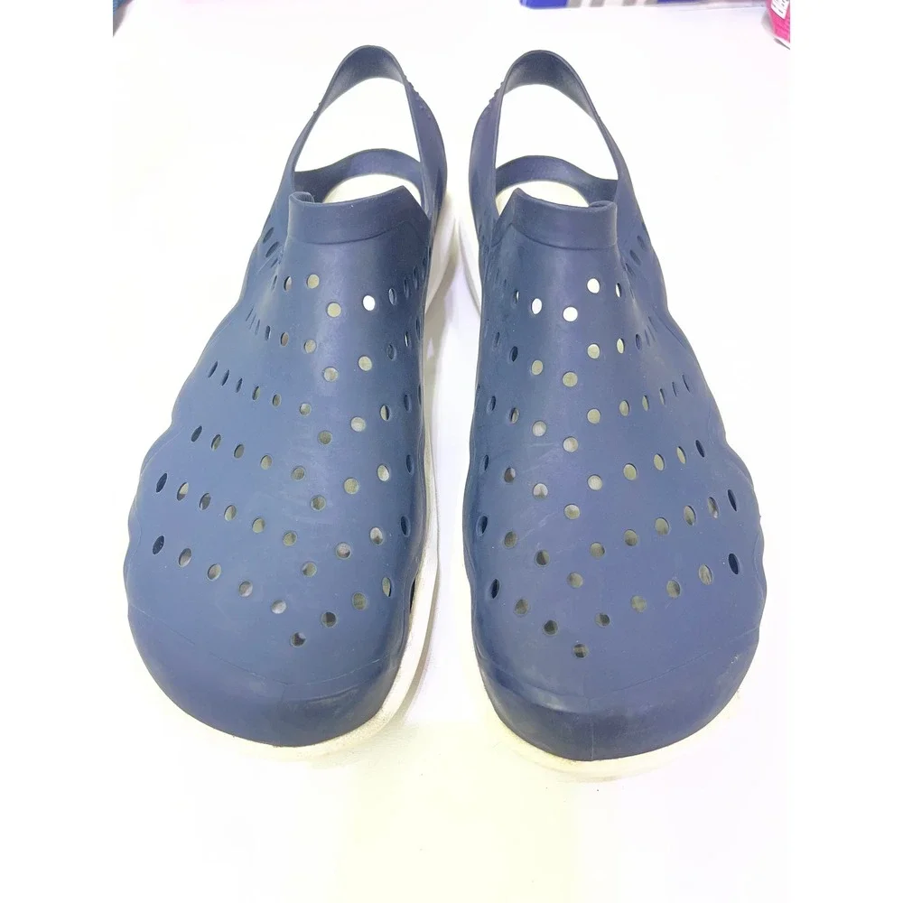 Crocs Swiftwater Wave Mens 10 Navy Blue Water Shoes Sandals 203963